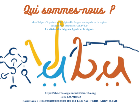 ABAVBA- Association « Les Belges d’Agadir et de la région » – Vereniging « De Belgen van Agadir en de regio »