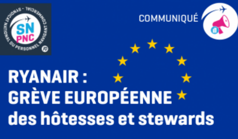 🇪🇺-Alerte Ryanair : grève européenne du personnel du 24 juin au 4 juillet
