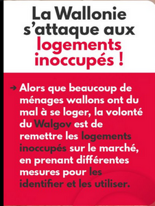 🇧🇪-Wallonie-Nouveau le 1er septembre : Entrée en vigueur du plan wallon contre les logements inoccupés