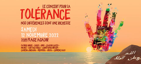 🇲🇦-Agadir : Le Concert pour la tolérance ce samedi 12 novembre 2022