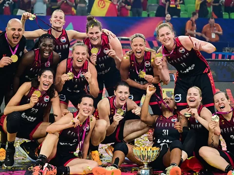 🇧🇪-Historique : les Belgian Cats sacrées championnes d’Europe de basket