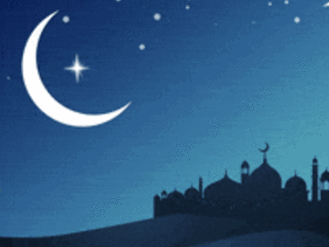Bonne Fête Aïd El Fitr aux musulmans du monde entier Aïd Mubarak gif