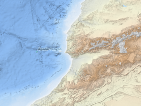 🇲🇦- L’avalanche sous-marine du Canyon d’Agadir